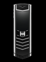  Vertu Signature Black Alligator Stainless Steel 