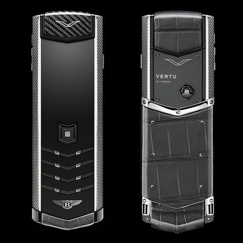 Vertu Signature For Bentley Silver Alligator