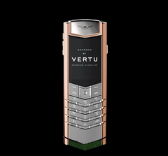  Vertu Signature Red Gold Handset Hunter Green Alligator 