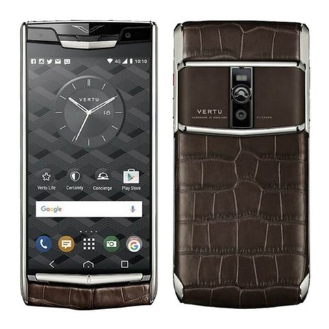Vertu Signature Touch Cocoa Alligator