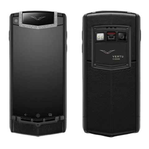 Vertu Ti Pure Black Diamond Trim