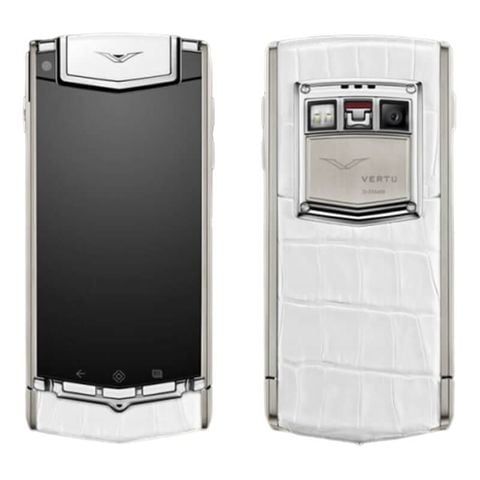 Vertu Ti White Alligator