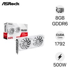  VGA Asrock AMD Radeon RX 6600 Challenger White 8GB (RX6600 CLW 8G) 