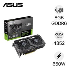  VGA ASUS Dual Geforce RTX 4060 Ti 8GB DUAL-RTX4060TI-8G-EVO 