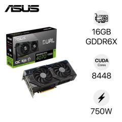  VGA Asus Dual Geforce RTX 4070 Ti Super OC 16GB DUAL-RTX4070TIS-O16G 