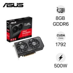  VGA Asus Dual Radeon RX 6600 8GB DUAL-RX6600-8G-V3 