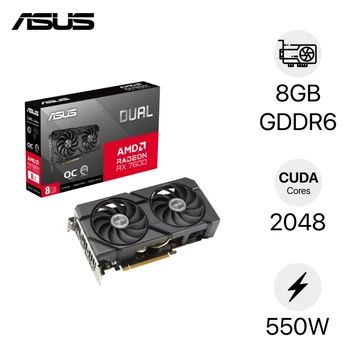 VGA Asus Phoenix Radeon RX 7600 OC 8GB DUAL-RX7600-O8G-EVO