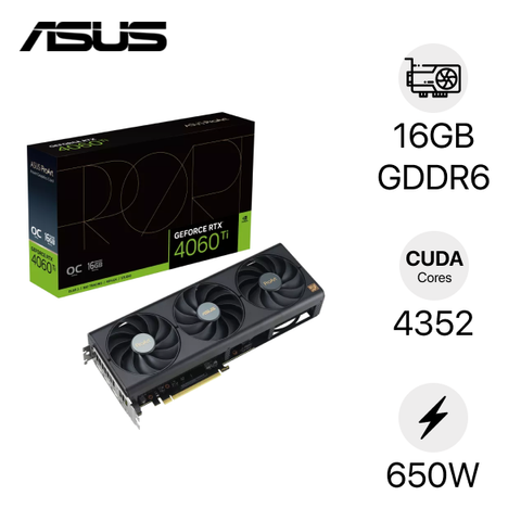 VGA Asus ProArt Geforce RTX 4060 Ti 16GB PROART-RTX4060TI-16G