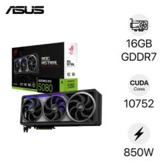  VGA Asus Rog Astral Geforce RTX 5080 OC 16GB ROG- ASTRAL- RTX5080-016G-GAMING 