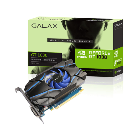 Card màn hình Galax GeForce GT 1030 2GB GDDR5 (30NPH4HVQ4ST)