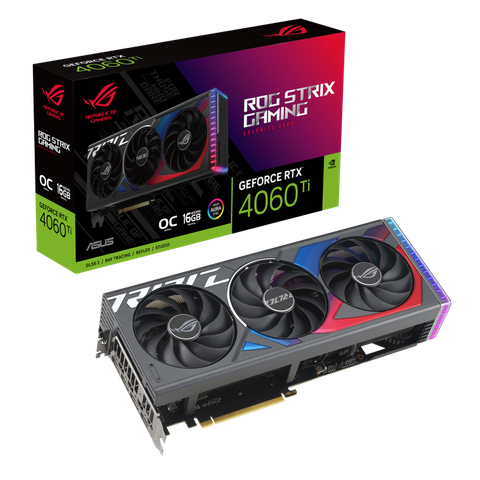 VGA Asus Rog Strix Geforce Rtx 4060 Ti Oc Edition 16gb