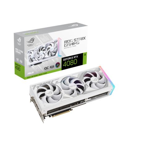 VGA Asus Rog Strix Geforce Rtx 4080 Oc White Edition 16gb