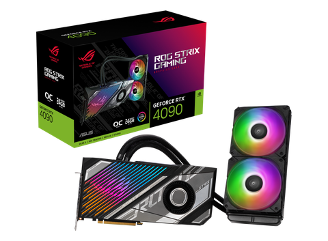 VGA Asus Rog Strix Lc Geforce Rtx 4090 24gb Gddr6x Oc Edition