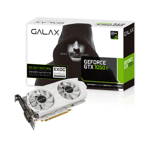 Vga Galax GTX 1050 Ti EXOC White 4GB