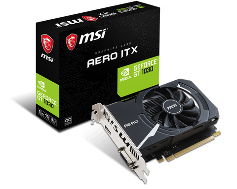 Vga Msi Gtx1030 Aero Itx 2gb Oc Ddr5