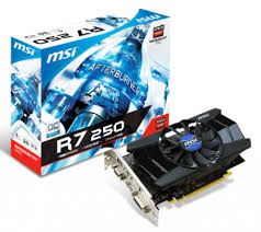 Vga Msi R7 250 2G D5 Ocv1 1Fan Pci-E 3.0