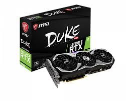 Vga Msi Rtx2080 8G Gddr6 Duke Oc Triple Fan