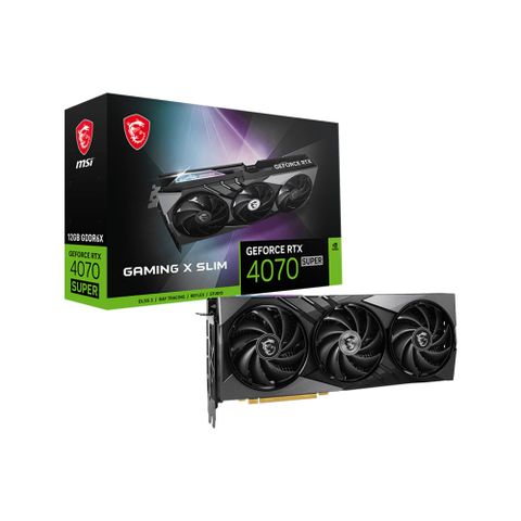 Vga Msi Rtx 4070 Super 12gb Gaming X Slim