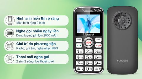 Điện thoại Masstel FAMI 60 4G