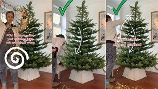 Làm sao để trang trí cây thông Noel 'đúng cách'? Mời bạn xem qua video hướng dẫn đã thu hút hơn 2.4 triệu lượt xem TikTok