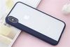 Ốp lưng iPhone X Nhựa dẻo viền cứng Pure V Xanh navy