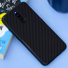  Ốp lưng Redmi 8 nhựa cứng viền dẻo Glass table JM Đen 