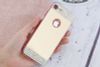 Ốp lưng iPhone 7 - iPhone 8 Nhựa cứng viền dẻo Mirror VI JM Vàng đồng