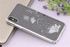 Ốp lưng iPhone X Nhựa cứng viền dẻo Totus with Crystal COSANO Bạc