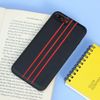 Ốp lưng iPhone 7/8+ Nhựa cứng viền dẻo Trired case JM Đen