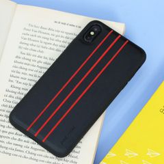  Ốp lưng iPhone XS Max Nhựa cứng viền dẻo Trired case JM Đen 