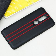  Ốp lưng Oppo F11 Pro Nhựa cứng viền dẻo Trired case JM Đen 