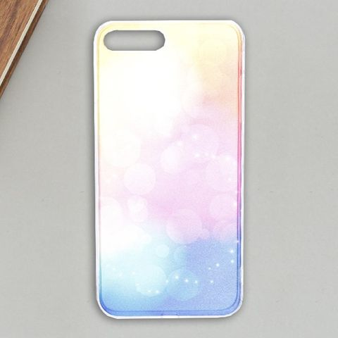 Ốp lưng iPhone 7 plus - 8 Plus Nhựa cứng viền dẻo Blue Shining IMD OSMIA Đỏ Xanh dương