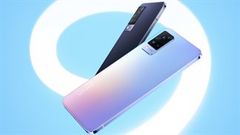  Vivo S9 lộ diện qua poster chính thức, mặt lưng có hiệu ứng gradient chuyển sắc, khung viền vuông vức tương tự dòng iPhone 12 
