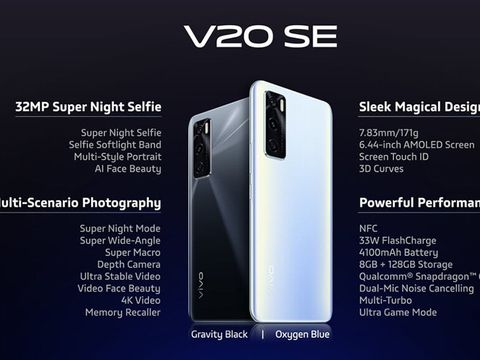 Vivo V20 SE | Trả góp 0%, giảm ngay 700.000đ
