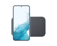  Sạc đôi không dây 15W (không cáp), Đen 