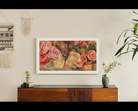55 Inch The Frame LS03D QLED 4K Chế độ tranh Art Mode Smart TV (2024)
