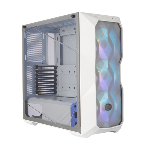 Vỏ Case Coolermaster Masterbox Td500 Tg Mesh White Argb