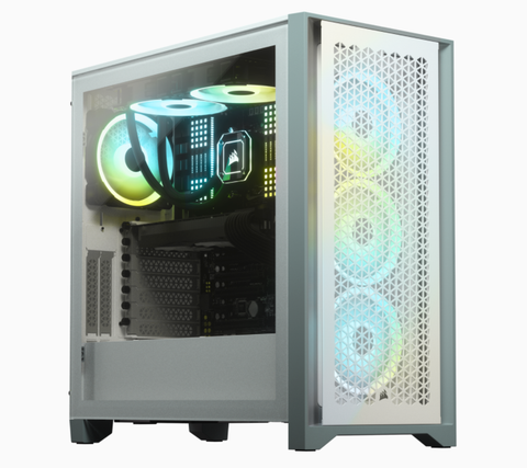 Vỏ Case Corsair 4000d Airflow Tg White