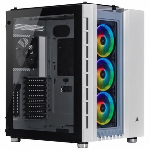 Vỏ Case Corsair 680x Rgb Tg – Trắng (kèm 3 Fan Ll120 Rgb)