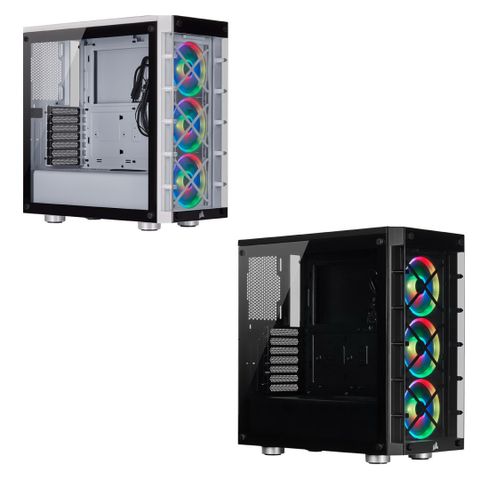 Vỏ Case Corsair Icue 465x Rgb (kèm 3 Fan Ll120 Rgb)