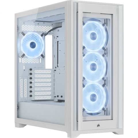 Vỏ Case Corsair Icue 5000x Rgb Ql True White