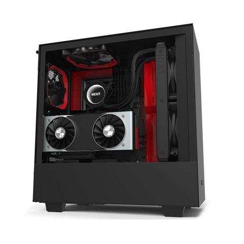 Vỏ Case Nzxt H510i (mid Tower/màu Đen/đỏ)