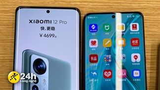 Xiaomi 12 quá nhỏ gọn khi đặt cạnh Xiaomi 12 Pro, còn trải nghiệm thực tế camera thì có tốc độ chụp rất nhanh và rõ nét
