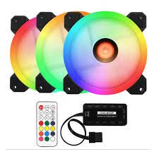  Vsp 1102 Rgb 12Cm 3 Fan + Hub ĐiềU KhiểN 