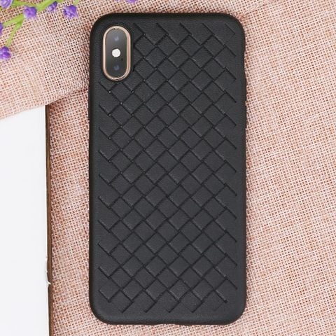 Ốp lưng iPhone XS nhựa dẻo New Woven OSMIA Black
