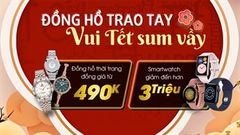  Mừng năm mới, Thế Giới Di Động hạ giá cực sốc hàng loạt đồng hồ thời trang chất chơi, chỉ từ 490K là bạn có thể sắm ngay 
