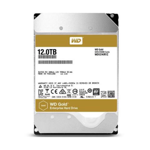 Ổ Cứng Hdd Wd Gold 12tb 3.5″ Sata 3 Wd121kryz