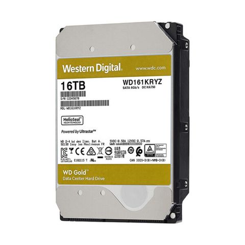 Ổ Cứng Hdd Wd Gold 16tb 3.5″ Sata 3 Wd161kryz