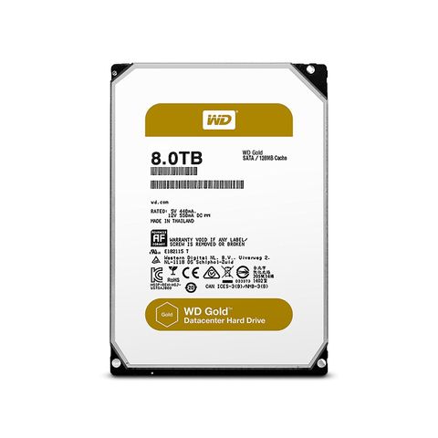 Western 8TB 7200RPM Gold