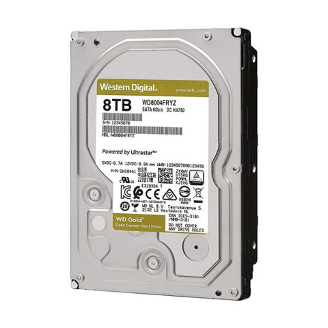 Ổ Cứng Hdd Wd Gold 8tb 3.5″ Sata 3 Wd8004fryz